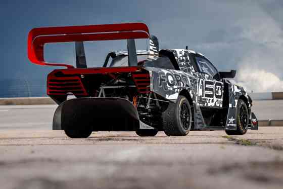 This is the Ford F-150 Lightning EV built for Pikes Peak image