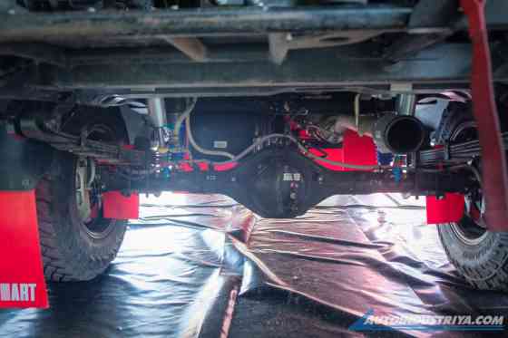 Why 2024 Mitsubishi Triton AXCR use coil springs instead of rear leaf springs image