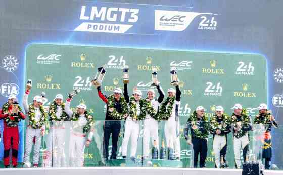 Porsche wins LMGT3 Class at 2025 24 Hours of Le Mans with 911 GT3 R image