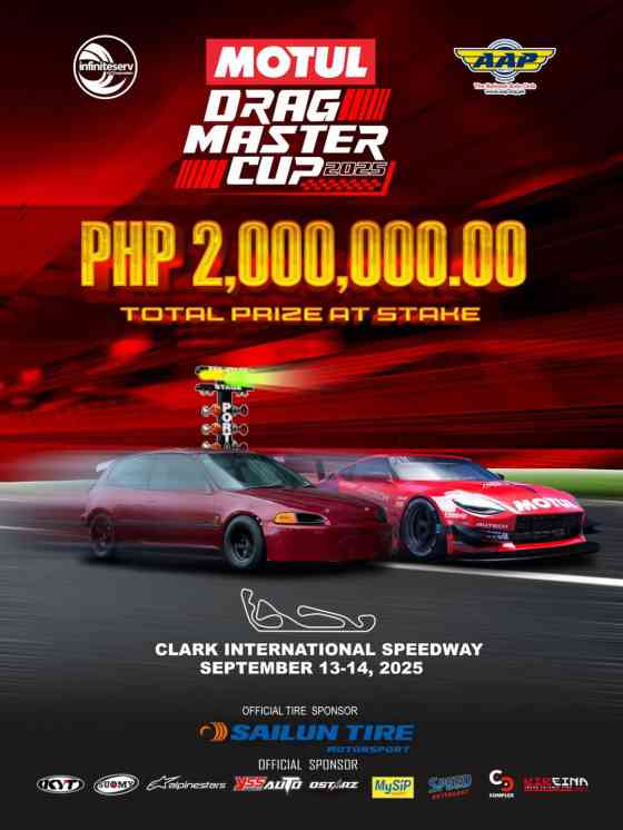 Motul Drag Master Cup 2025 happens September 13-14 image