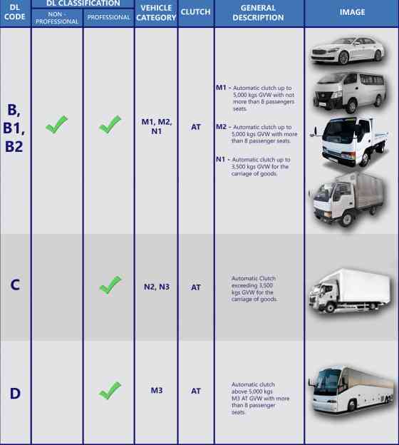 What can you drive under the new license codes? image