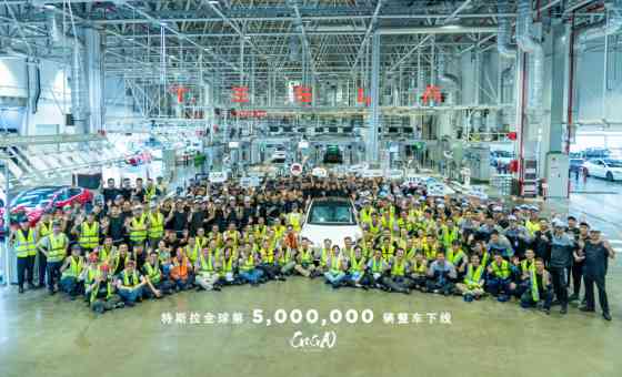 Tesla has made its 5 millionth EV image