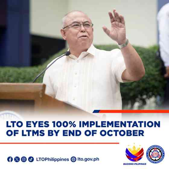 LTO: full LTMS implementation by end of October image