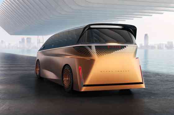 Nissan Hyper Tourer Concept is a sleek, self-driving luxury minivan image