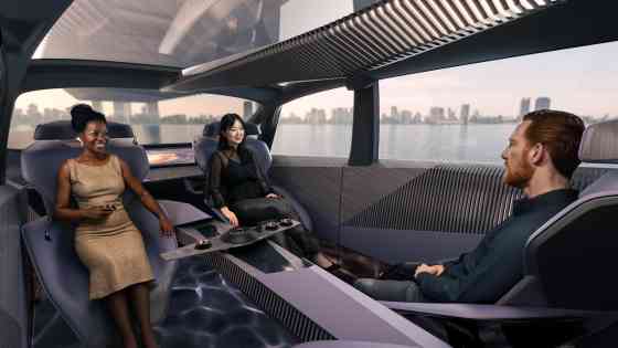 Nissan Hyper Tourer Concept is a sleek, self-driving luxury minivan image