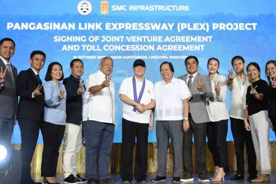 Pangasinan Expressway: SMC, local gov't sign JV for project PLEX image