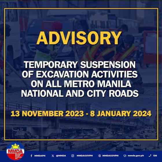 ICYMI: Road works in Metro Manila suspended until next year image