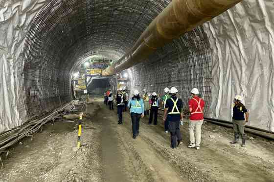 LOOK: Work on 2.3-km Davao City Bypass Twin Tunnel is going well image