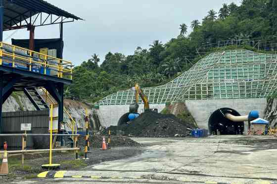 LOOK: Work on 2.3-km Davao City Bypass Twin Tunnel is going well image