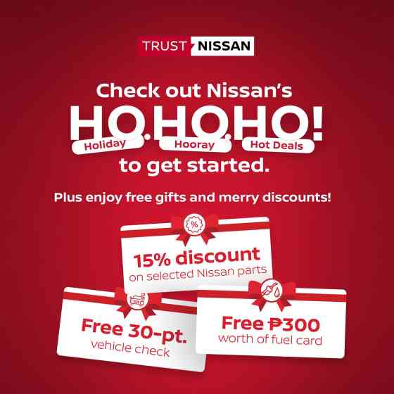 Nissan PH offering discount on select parts until Dec 31, 2023 image