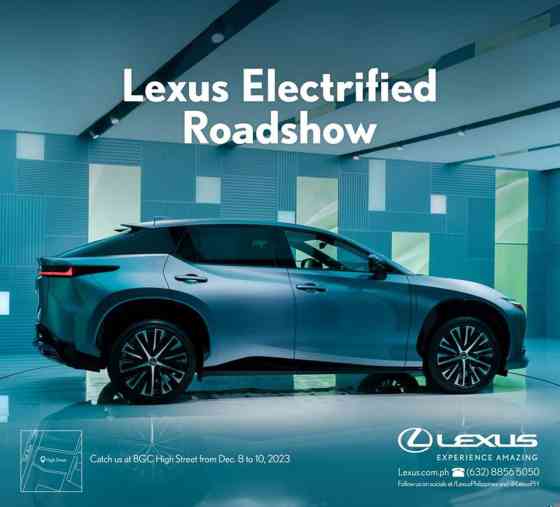 Test drive the Lexus RZ EV this weekend in BGC image