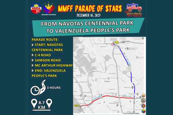 Parade of Stars 2023: Avoid these areas on Saturday, December 16 image