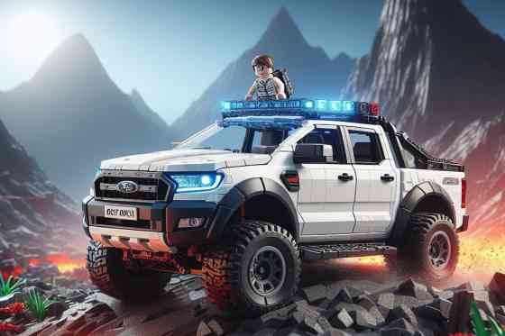 LEGO-fied: Online site reimagines your car in plastic bricks image