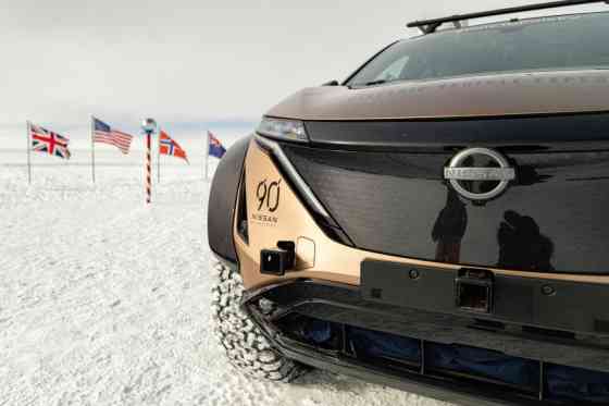 Nissan Ariya EV successfully conquers North-South Pole drive image