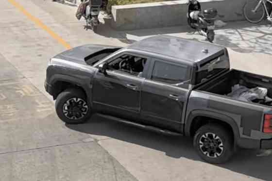 BYD testing an electrified pickup truck? image
