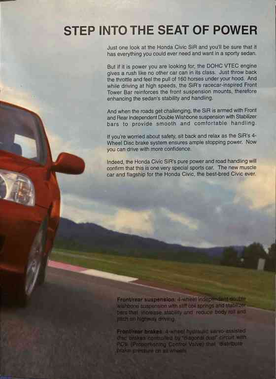 26 years ago, Honda Cars PH gave us the Civic SiR image