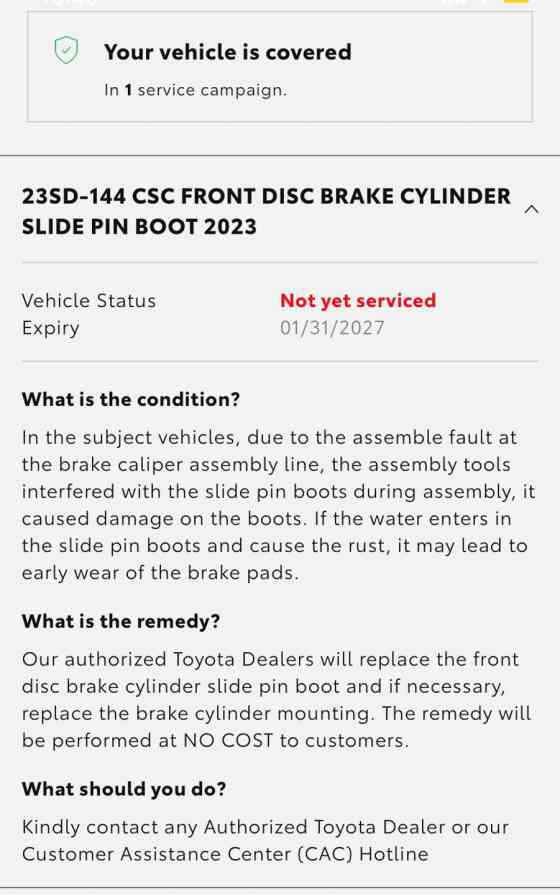 Brake Issue: Toyota PH has a recall for Avanza, Raize, Veloz image