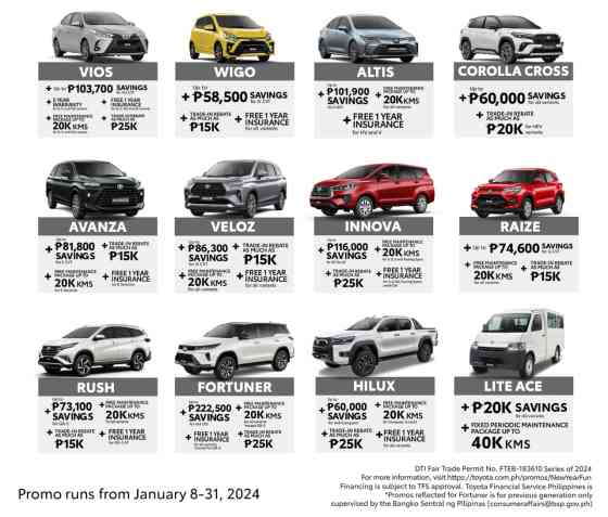 New Year, New Car: Toyota offering fun-tastic deals this January image