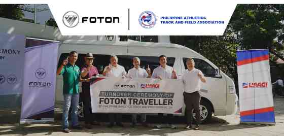 Foton PH turns over Traveller van to PH Athletics Track & Field Association image