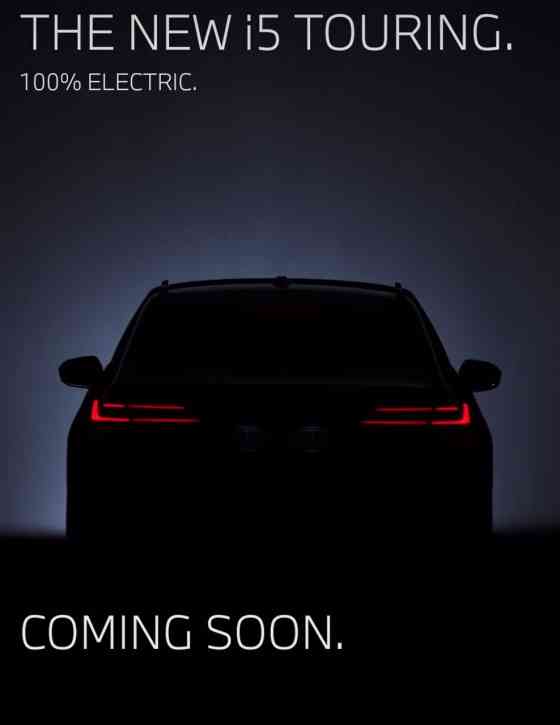 Confirmed: BMW i5 Touring EV wagon teased image