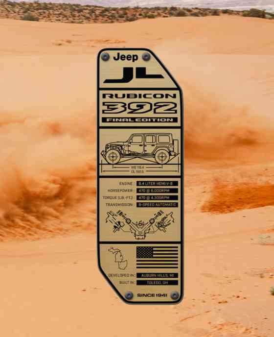 Jeep confirms Wrangler Rubicon 392 Final Edition image