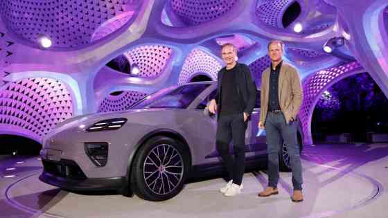 Porsche launches fast-charging 2024 Macan EV image