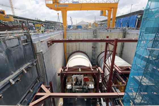 Tunnel boring machine for Metro Manila Subway to cause traffic image