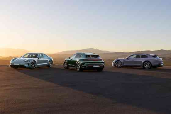 Porsche updates 2024 Taycan with longer range, more power image