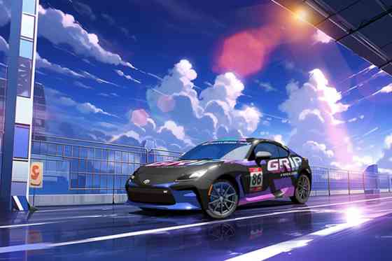Toyota makes its own Initial D inspired anime with 'GRIP' image