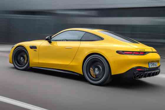 Mercedes-AMG adds RWD, electric turbo-four to GT coupe image