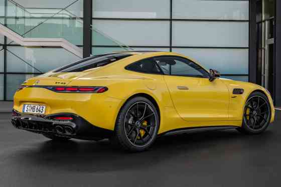 Mercedes-AMG adds RWD, electric turbo-four to GT coupe image