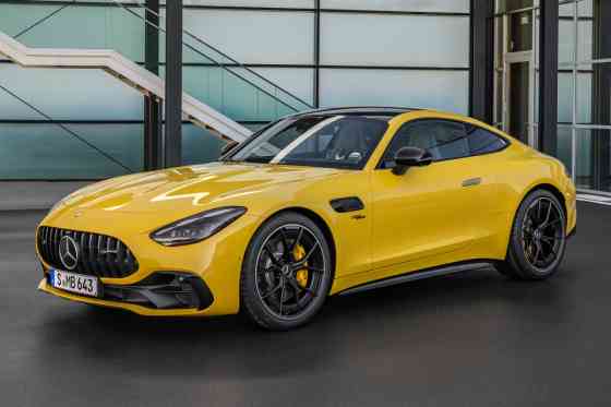 Mercedes-AMG adds RWD, electric turbo-four to GT coupe image