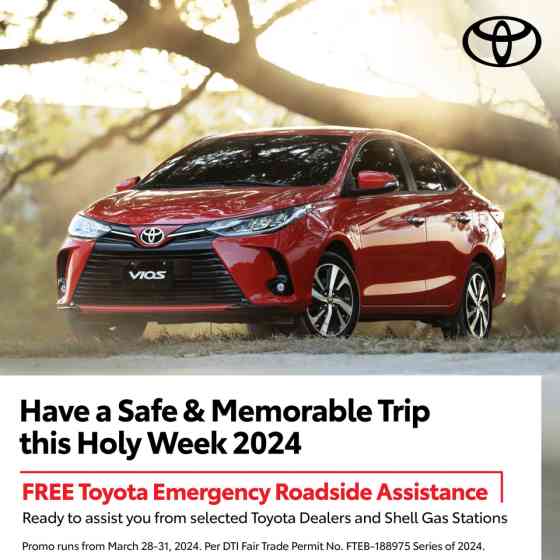 Toyota PH offers free emergency roadside assistance this Holy Week image