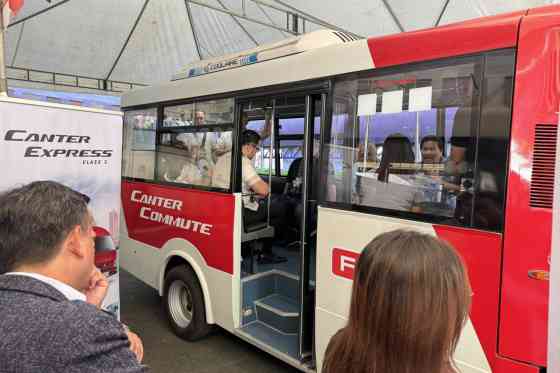 See the Fuso Canter Modern PUV Class 2 at 2024 LTO Motor Show image