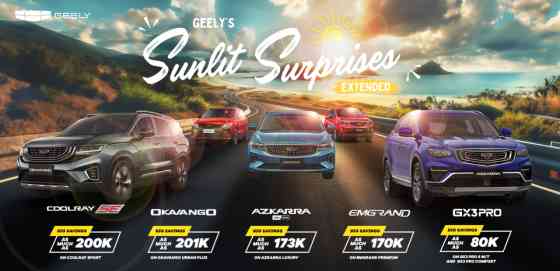Geely PH extends amazing deals under Sunlit Surprises Promo image