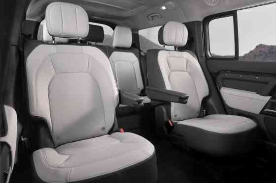 2025 Land Rover Defender now available with captain chairs image