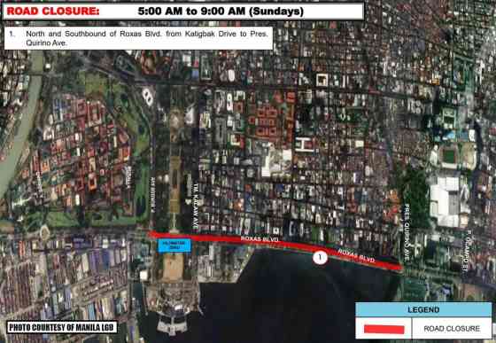 MMDA confirms Roxas BLVD closure every Sunday image