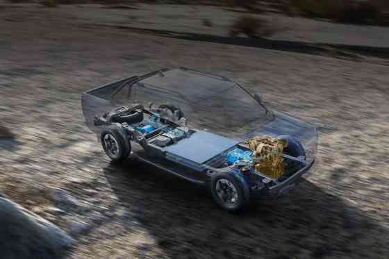 This is the 2024 BYD Shark PHEV pickup truck image