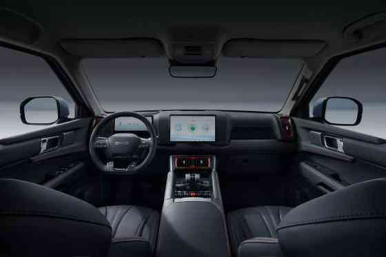 This is the 2024 BYD Shark PHEV pickup truck image