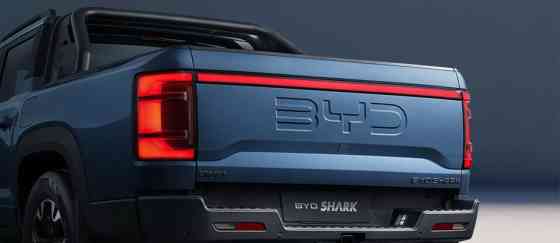 This is the 2024 BYD Shark PHEV pickup truck image