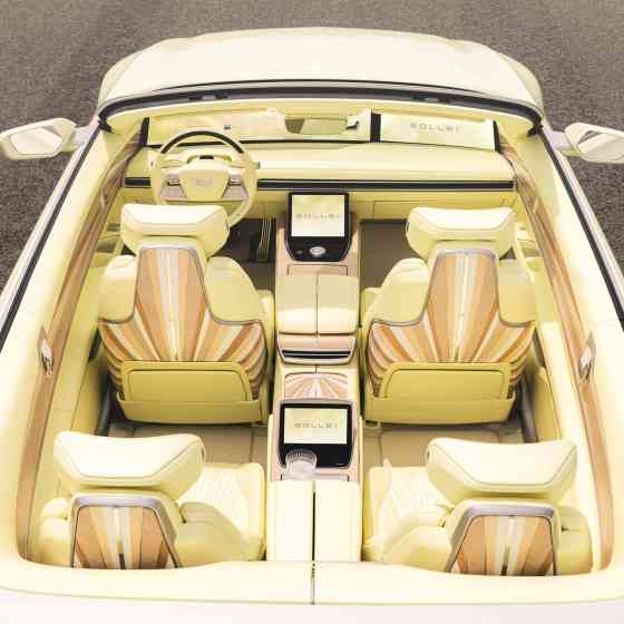 Manila Cream finished Cadillac Sollei is absolutely stunning image