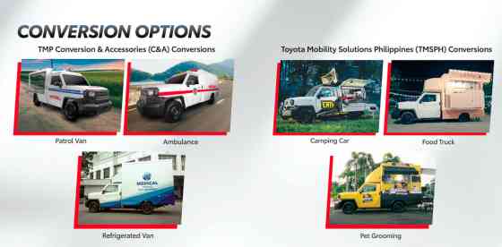 Toyota PH will also offer unique conversions, body styles for Tamaraw image