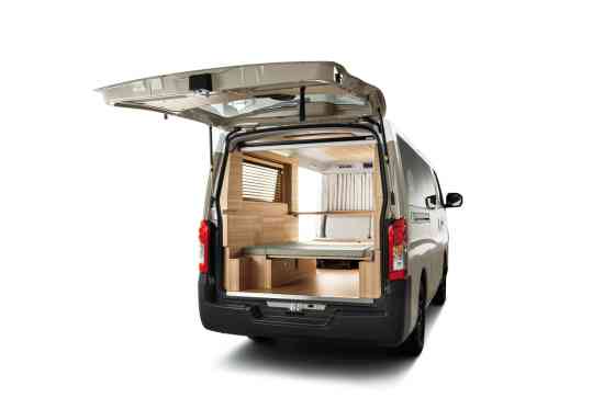 Work, sleep, relax, in the special edition Nissan Caravan MyRoom image
