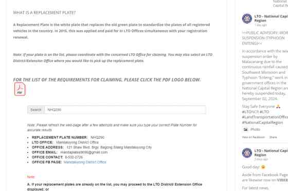 How to: check and claim your car&rsquo;s replacement plate image