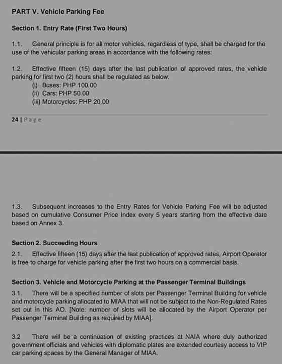 Why is SMC's New NAIA allowed jack up overnight car park fees? image