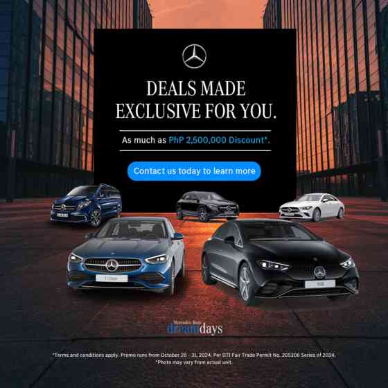 Mercedes-Benz PH offers up to PHP 2.5M in discounts with Dream Days promo image