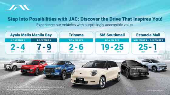 JAC Cars PH kicks off mall tour with Metro Manila Roadshow image