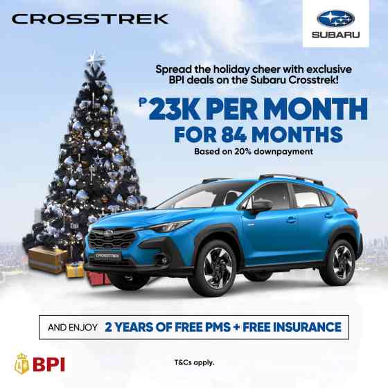 Subaru PH launches exclusive BPI holidays deals for Forester, Crosstrek image
