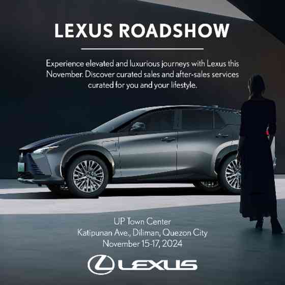 Test drive your dream Lexus this weekend at U.P. Town Center image