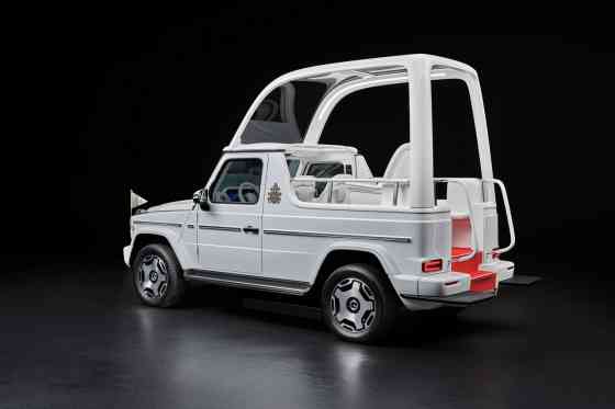 All-new Popemobile is an electric Mercedes-Benz G-Class image